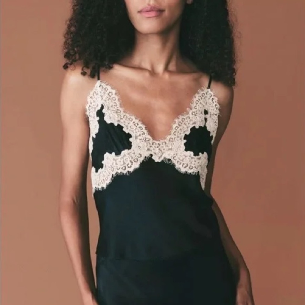 SOLD NWT Doen Neria corded silk satin camisole